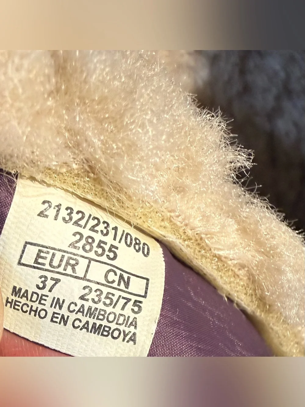 Zara My Winter Boot Women 37 US 6.5 Purple Puffer Sherpa Ankle Boots
